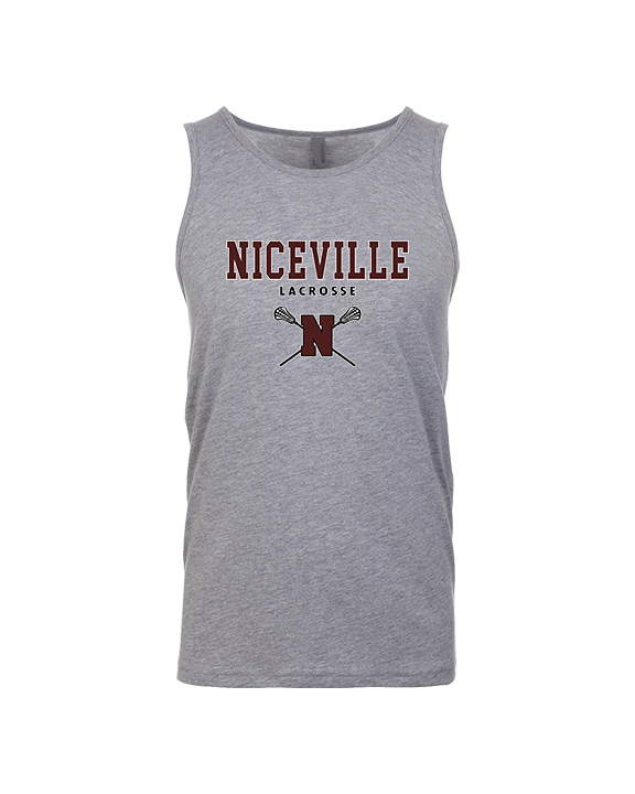 Niceville HS Girls Lacrosse Block - Tank Top
