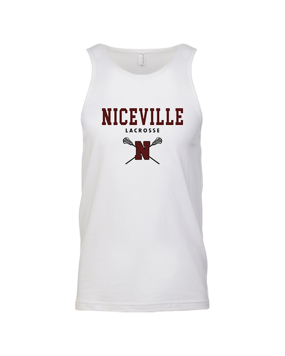 Niceville HS Girls Lacrosse Block - Tank Top