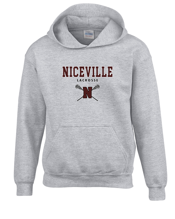 Niceville HS Girls Lacrosse Block - Unisex Hoodie