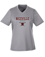 Niceville HS Girls Lacrosse Block - Womens Performance Shirt