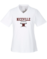 Niceville HS Girls Lacrosse Block - Womens Performance Shirt