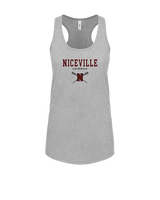 Niceville HS Girls Lacrosse Block - Womens Tank Top