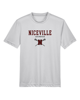 Niceville HS Girls Lacrosse Block - Youth Performance Shirt