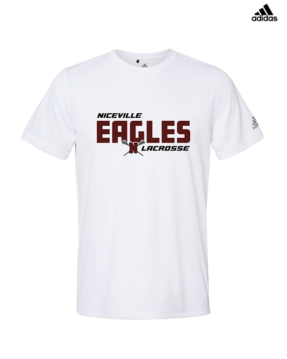 Niceville HS Girls Lacrosse Bold - Mens Adidas Performance Shirt