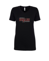 Niceville HS Girls Lacrosse Bold - Womens Vneck