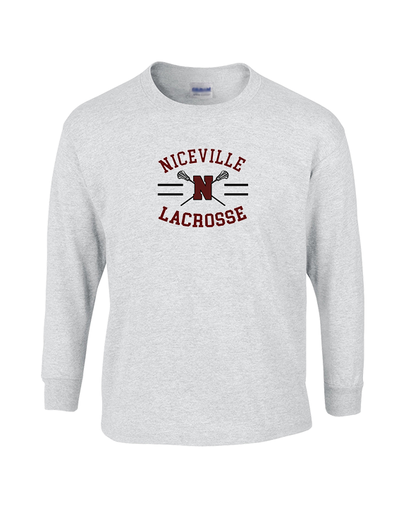 Niceville HS Girls Lacrosse Curve - Cotton Longsleeve