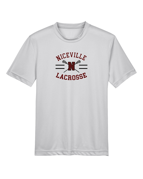 Niceville HS Girls Lacrosse Curve - Youth Performance Shirt