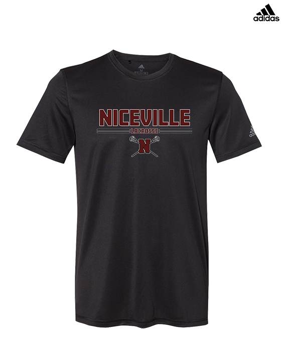 Niceville HS Girls Lacrosse Keen - Mens Adidas Performance Shirt