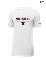 Niceville HS Girls Lacrosse Keen - Mens Nike Cotton Poly Tee