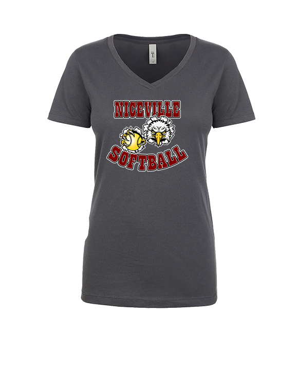 Niceville HS Softball - Womens Vneck