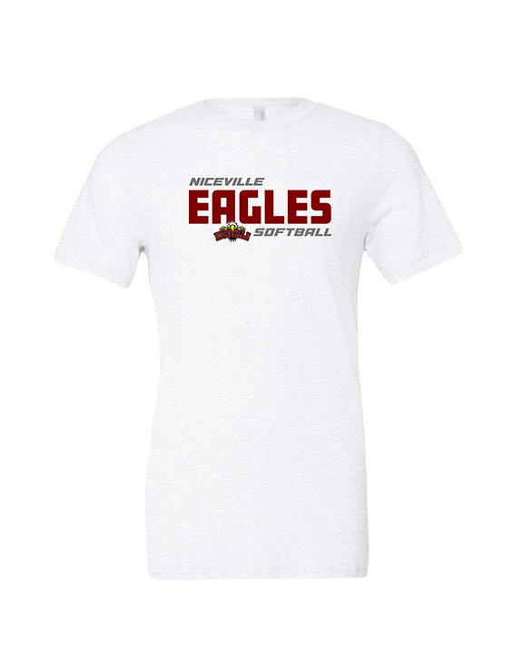 Niceville HS Softball Bold - Tri-Blend Shirt