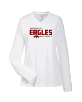 Niceville HS Softball Bold - Womens Performance Longsleeve