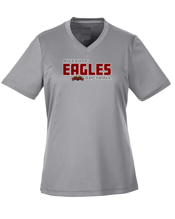 Niceville HS Softball Bold - Womens Performance Shirt
