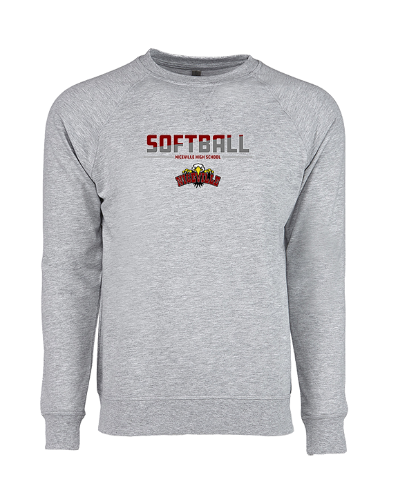 Niceville HS Softball Cut - Crewneck Sweatshirt