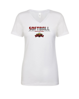 Niceville HS Softball Cut - Womens Vneck