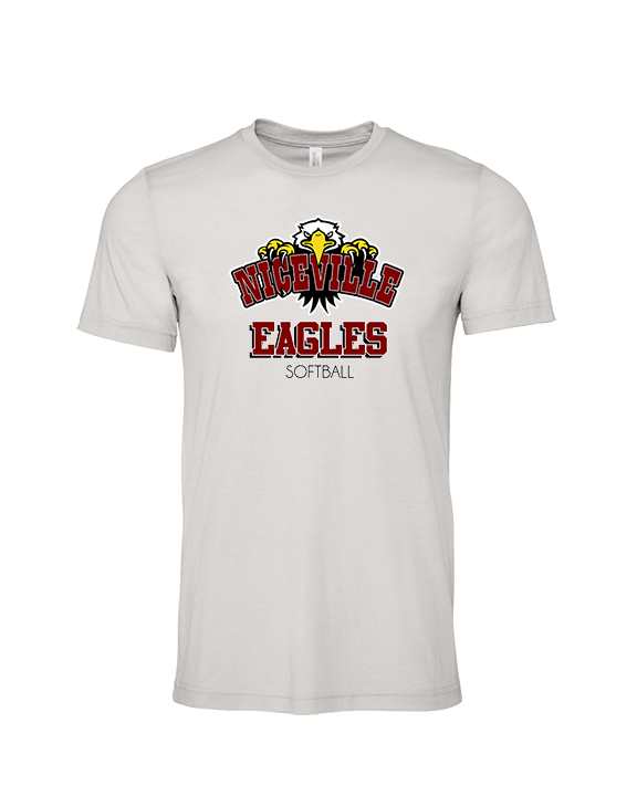 Niceville HS Softball Shadow - Tri-Blend Shirt