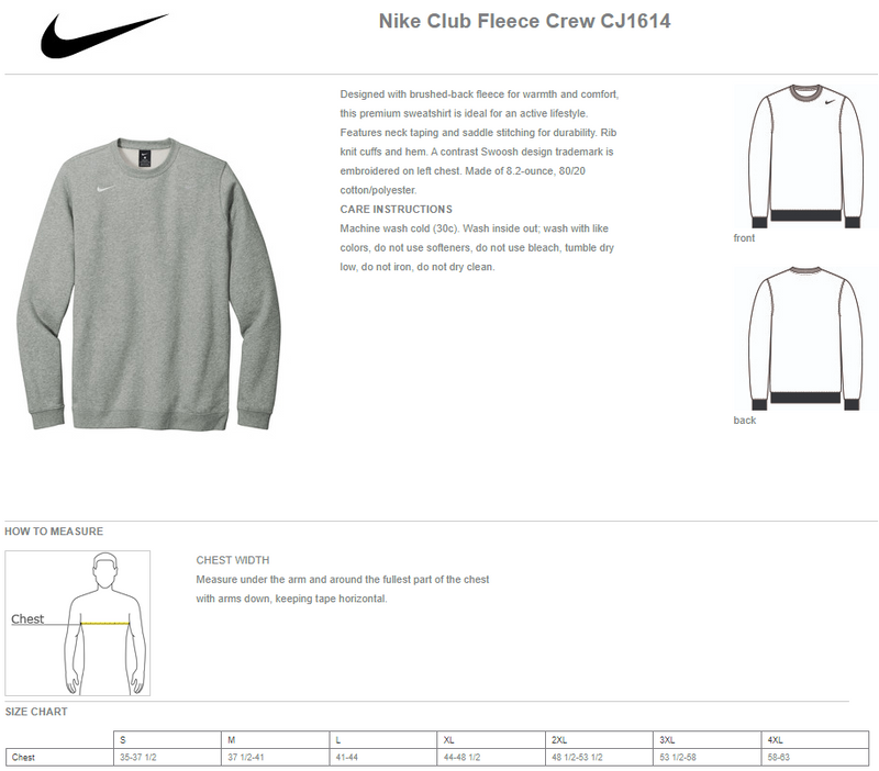 Canyon HS Track & Field Curve - Mens Nike Crewneck