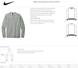 Ramona HS Track & Field Design - Mens Nike Crewneck