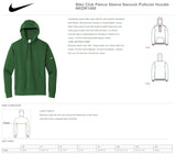 Pearl City HS Baseball Border - Nike Club Fleece Hoodie
