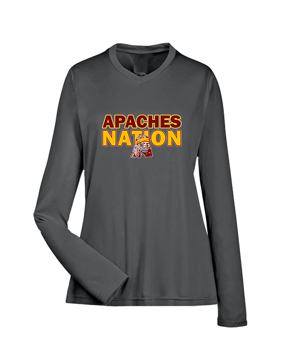 Nogales AZ HS Cheer Nation - Womens Performance Longsleeve
