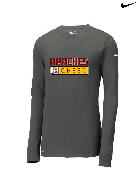 Nogales AZ HS Cheer Pennant - Mens Nike Longsleeve