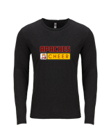 Nogales AZ HS Cheer Pennant - Tri-Blend Long Sleeve