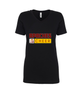 Nogales AZ HS Cheer Pennant - Womens Vneck