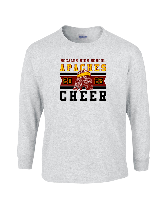 Nogales AZ HS Cheer Stamp - Cotton Longsleeve