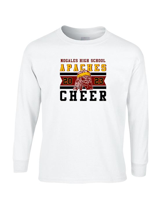 Nogales AZ HS Cheer Stamp - Cotton Longsleeve
