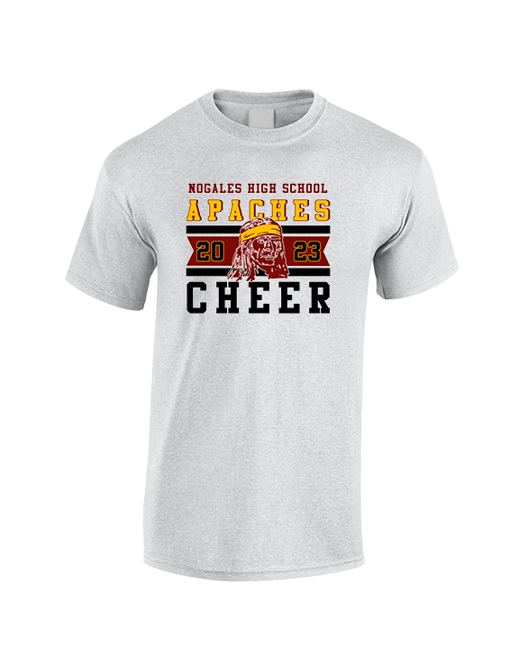 Nogales AZ HS Cheer Stamp - Cotton T-Shirt