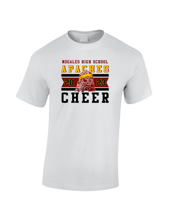 Nogales AZ HS Cheer Stamp - Cotton T-Shirt