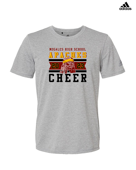 Nogales AZ HS Cheer Stamp - Mens Adidas Performance Shirt