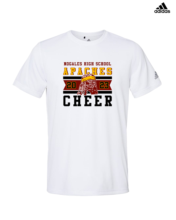 Nogales AZ HS Cheer Stamp - Mens Adidas Performance Shirt