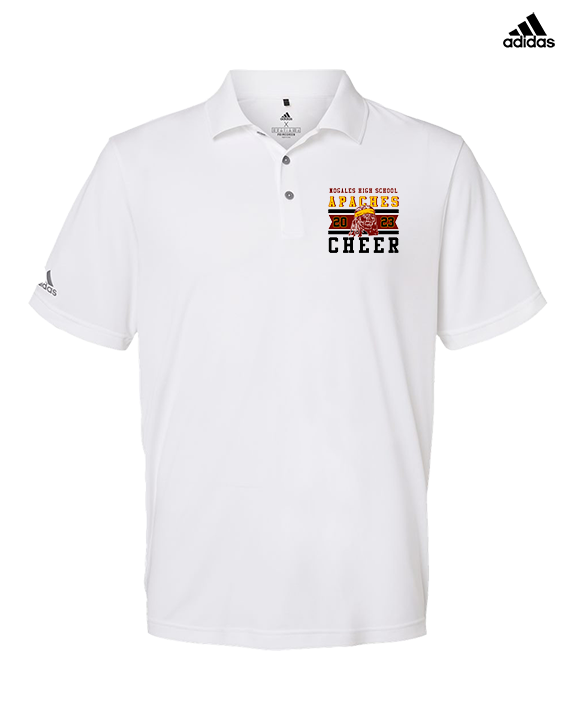 Nogales AZ HS Cheer Stamp - Mens Adidas Polo