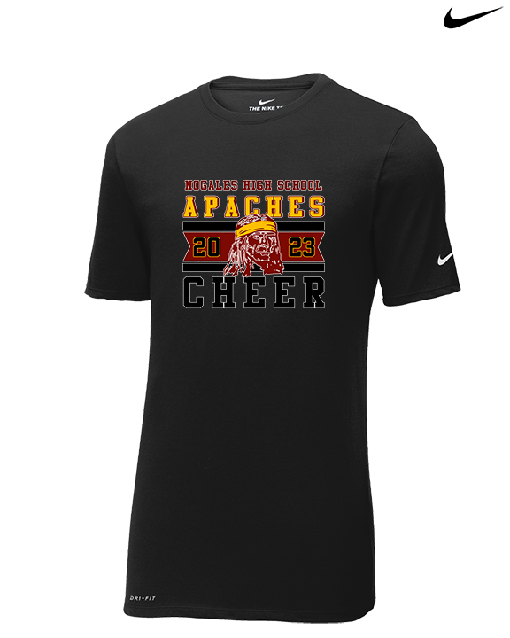 Nogales AZ HS Cheer Stamp - Mens Nike Cotton Poly Tee