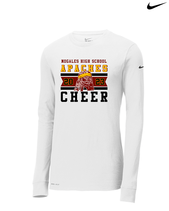 Nogales AZ HS Cheer Stamp - Mens Nike Longsleeve