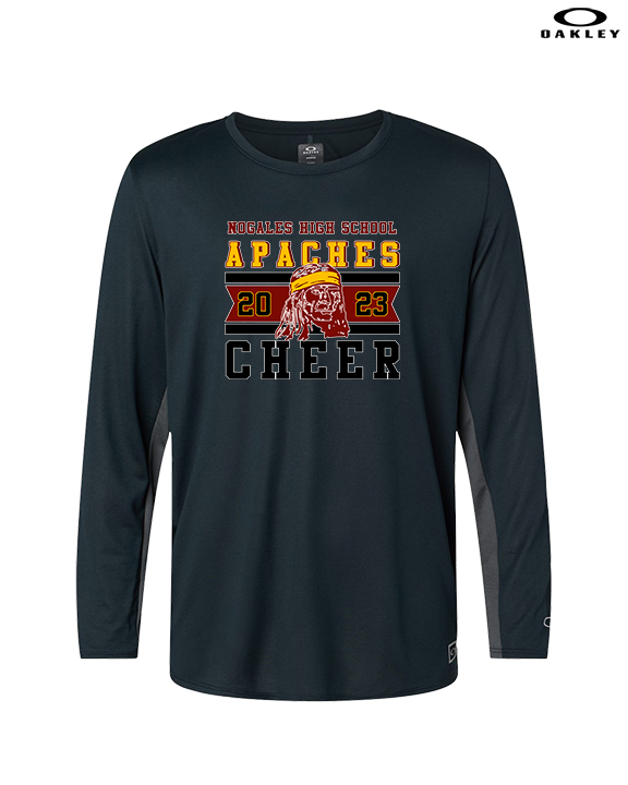 Nogales AZ HS Cheer Stamp - Mens Oakley Longsleeve