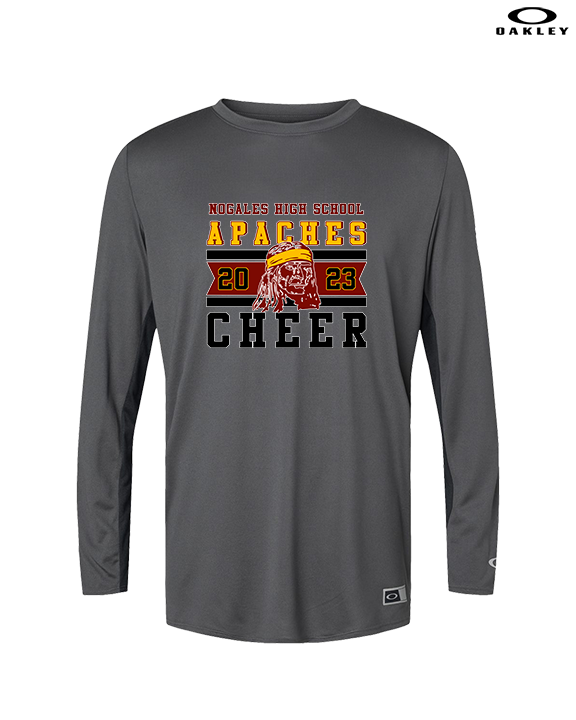 Nogales AZ HS Cheer Stamp - Mens Oakley Longsleeve