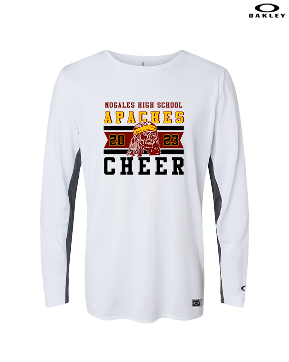Nogales AZ HS Cheer Stamp - Mens Oakley Longsleeve