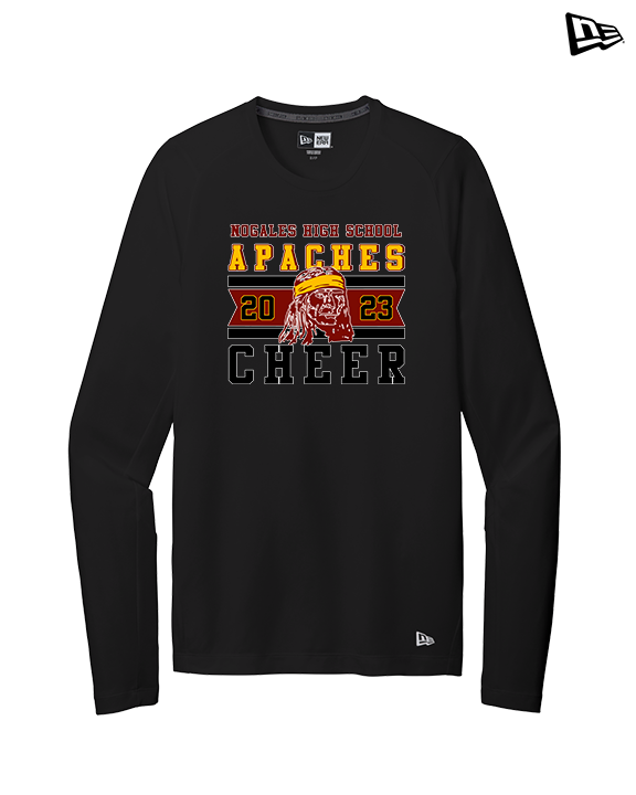 Nogales AZ HS Cheer Stamp - New Era Performance Long Sleeve