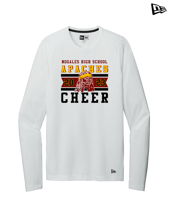 Nogales AZ HS Cheer Stamp - New Era Performance Long Sleeve
