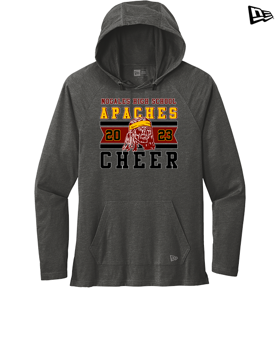 Nogales AZ HS Cheer Stamp - New Era Tri-Blend Hoodie