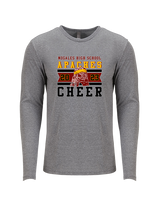 Nogales AZ HS Cheer Stamp - Tri-Blend Long Sleeve