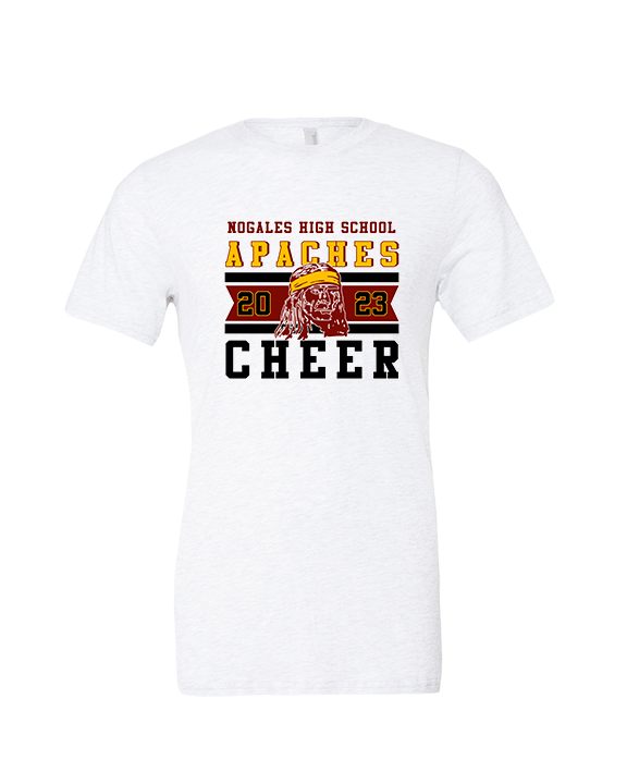 Nogales AZ HS Cheer Stamp - Tri-Blend Shirt