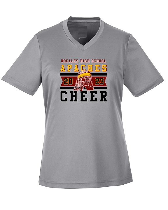 Nogales AZ HS Cheer Stamp - Womens Performance Shirt
