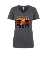 Nogales AZ HS Cheer Stamp - Womens Vneck