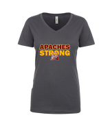 Nogales AZ HS Cheer Strong - Womens Vneck