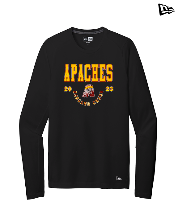 Nogales AZ HS Cheer Swoop - New Era Performance Long Sleeve