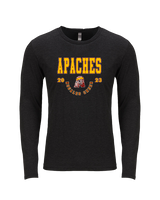 Nogales AZ HS Cheer Swoop - Tri-Blend Long Sleeve