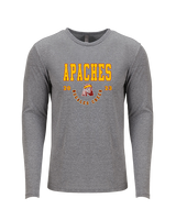 Nogales AZ HS Cheer Swoop - Tri-Blend Long Sleeve